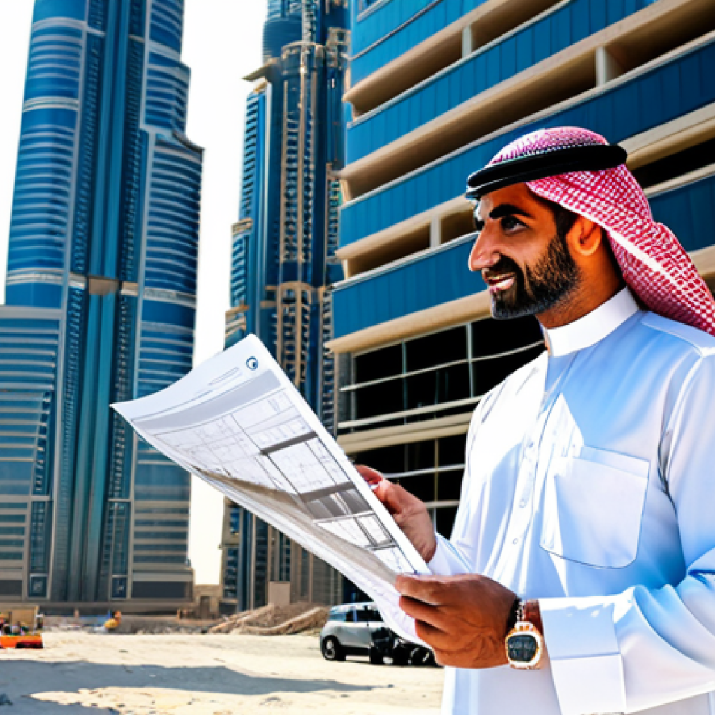 **Prompt:** "A successful Arab architect, fully clothed in professional attire, reviewing blueprints on a modern construction site in Dubai, with the Burj Khalifa in the background, safe for work, perfect anatomy, correct proportions, family-friendly, high-resolution, detailed architecture."